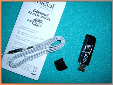 Media asset (photo, screenshot, or image in full size) related to contents posted at 3dfxzone.it | Image Name: crucial_gizmo_overdrive_2gb_with_security_software_2.jpg